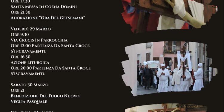 Cheremule: il programma della Settimana Santa