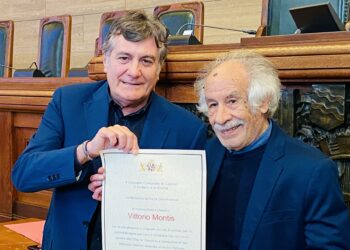 Il comune di Cagliari ha omaggiato il maestro Vittorio Montis