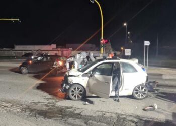 Monserrato: incidente stradale sulla statale 554, tre persone in ospedale