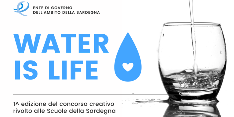 Scade l’11 marzo il concorso creativo “WATER IS LIFE” dedicato a tutte le classi delle scuole superiori della Sardegna