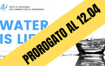 E’ stata prorogata al 12 aprile 2024 la scadenza del concorso per le scuole “Water is life”