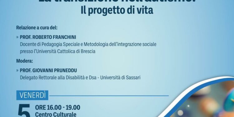 Il comune di Sennori ospita venerdì 5 aprile il convegno “La transizione nell’autismo”