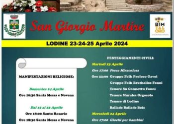 Lodine: il programma della festa in onore di San Giorgio