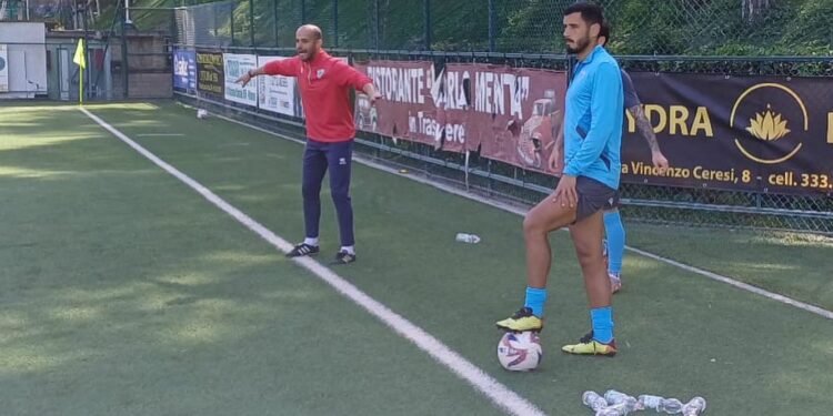 Antonio Marinu ieri ha fatto il suo esordio sulla panchina del Sassari Calcio Latte Dolce