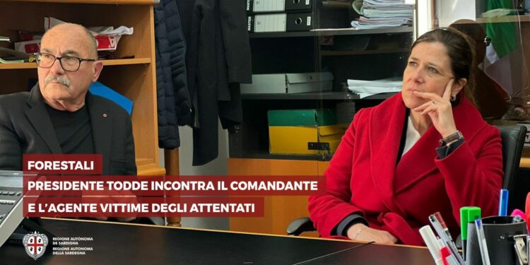 A Bolotana la presidente della Regione ha incontrato il comandante dei vigili e l’agente vittime degli attentati