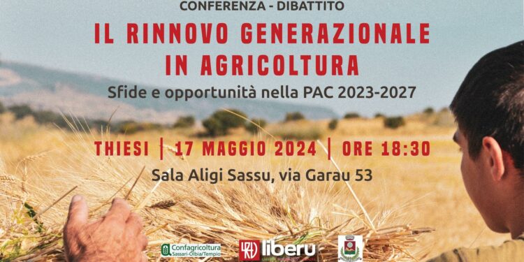 “Il ricambio generazionale in agricoltura”: se ne parla domani a Thiesi