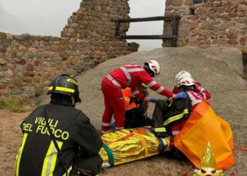 Olbia: scivola e si ferisce nel Castello di Pedres