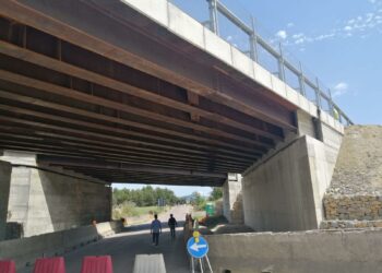 Florinas e Codrongianos: eseguite le prove di carico sul sovrappasso della 131 “Carlo Felice”
