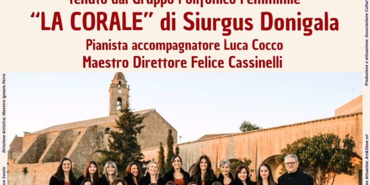 Il 26 maggio la Corale femminile di Siurgus Dionigala sarà protagonista della rassegna “Concerti a Palazzo Regio”