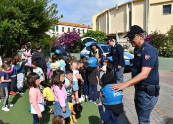 Alghero: la Polizia di Stato incontra la Scuola dell’Infanzia paritaria “Nostra Signora della Mercede”