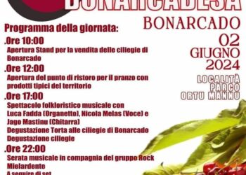 Il 2 giugno, a Bonarcado, la ventesima edizione de “Sa Cariasa Bonarcadesa”