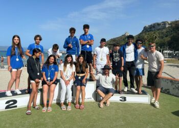 Diego Marghinotti si è aggiudicato il campionato zonale del windsurf IQFoil Junior organizzato dal Windsurfing Club Cagliari