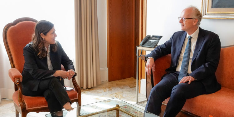 La presidente della Regione ha ricevuto a Villa Devoto l’ambasciatore norvegese in Italia