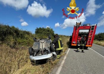 Nulvi: incidente stradale sulla provinciale 17, un ferito