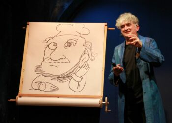 Prosegue in Sardegna il Tour 2024 di Alvalenti con lo spettacolo “HUMOR GRAPHIC SHOW – quando il disegno fa spettacolo”