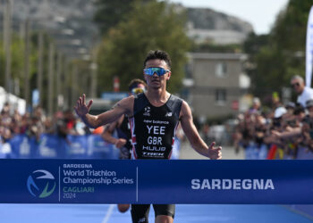 A Cagliari è ancora trionfo del britannico Alex Yee che, per il terzo anno consecutivo, si aggiudica la tappa italiana delle World Triathlon Championship Series