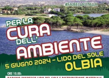 “Fai bella l’Italia”, mercoledì 5 giugno a Olbia l’evento nazionale della campagna ecologica 