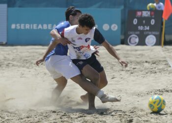 Prima vittoria dell’Under20 del Cagliari  Beach Soccer