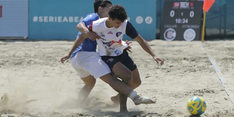 Prima vittoria dell’Under20 del Cagliari Beach Soccer