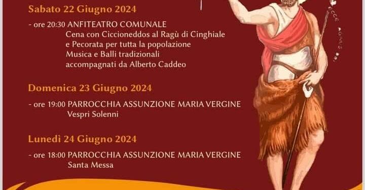 Florinas in festa per San Giovanni Battista