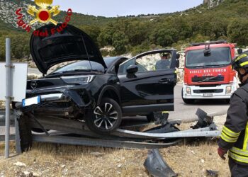 Cala Gonone: incidente stradale sulla provinciale 126