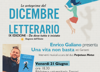 Enrico Galiano in Sardegna per presentare “Una vita non basta”: nel weekend doppio appuntamento a Sassari e Cagliari