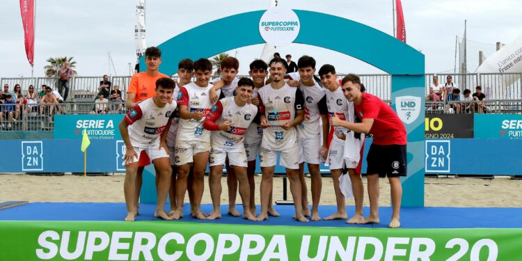 Medaglia d’argento in Supercoppa per l’Under 20 del Cagliari Beach Soccer