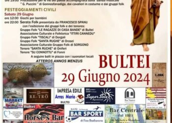 Bultei: il programma della festa per i Santi Pietro e Paolo