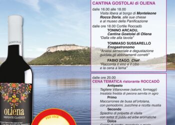 “Vino e abbinamenti a tavola”: appuntamento a Monteleone Rocca Doria