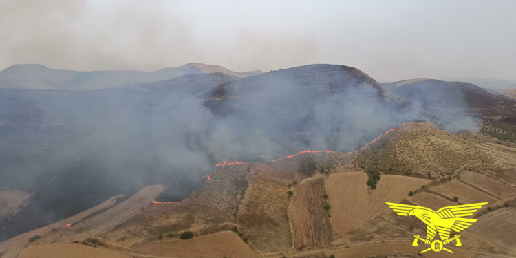 Oggi, su 14 incendi sviluppatisi sul territorio regionale, 3 hanno richiesto anche l’intervento di velivoli della flotta regionale e nazionale