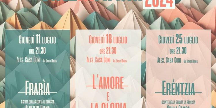 E’ in programma dall’11 al 25 luglio, ad Ales, la 5ª rassegna di cinema all’aperto CineMarmilla