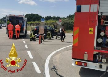 Arzachena: incidente stradale nella circonvallazione, una persona in ospedale