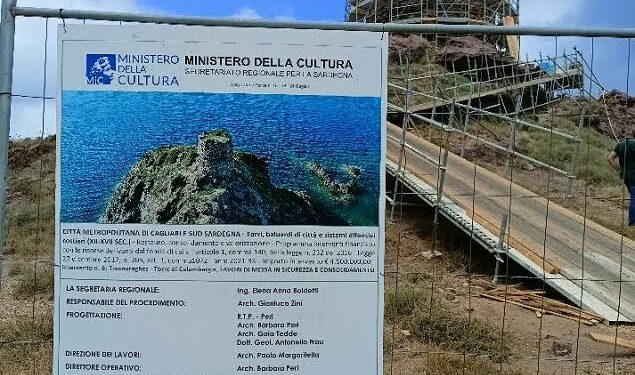 Tresnuraghes: al via i lavori nella torre di Culumbargia