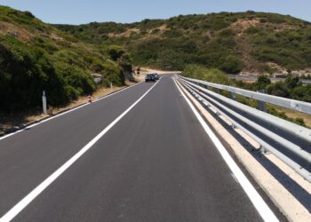 Cuglieri: conclusa l’installazione delle barriere su un tratto della statale 292