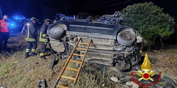 Sorso: incidente stradale sulla statale 200, sul posto i vigili del fuoco
