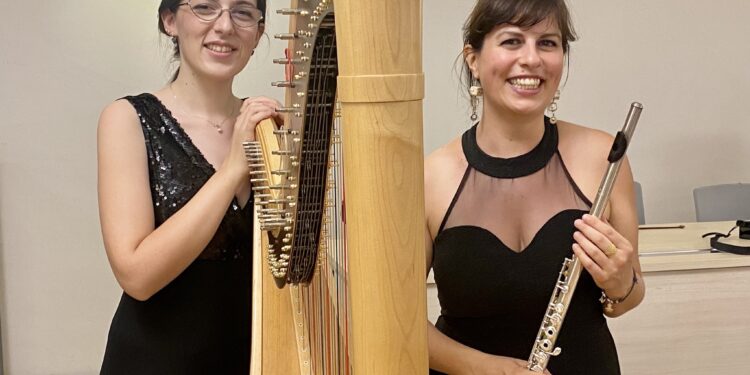 Festival Melos, il duo flauto e arpa Annamaria Carroni-Laura Meloni il 30 luglio nella chiesa di San Francesco, ad Alghero