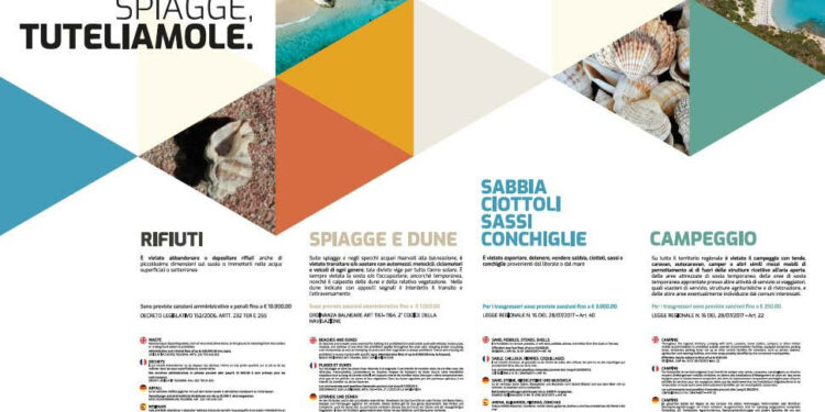 Campagna d’informazione in favore dei turisti in Sardegna