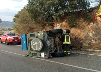 Orgosolo: incidente stradale sulla provinciale 58