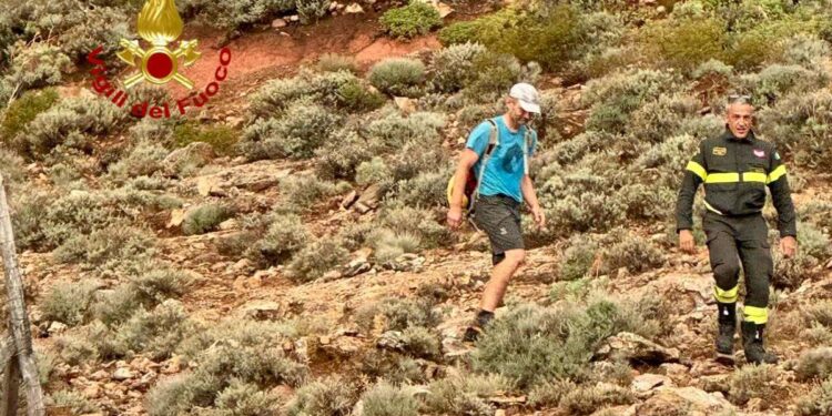 Turista tedesco in difficoltà a Gorropu, soccorso dai vigili del fuoco