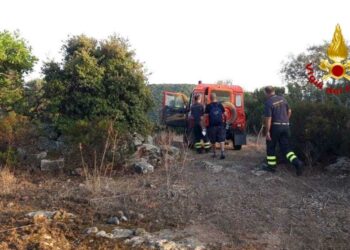 Quad in avaria sul monte di Seneghe