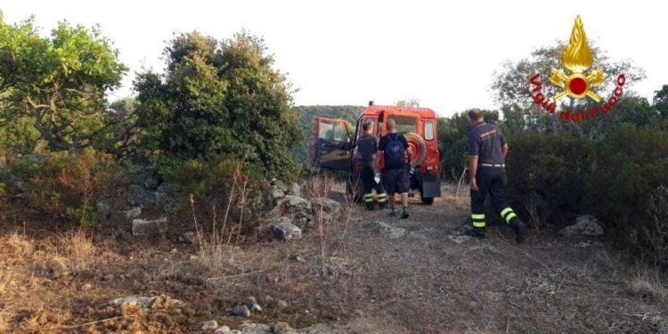 Quad in avaria sul monte di Seneghe