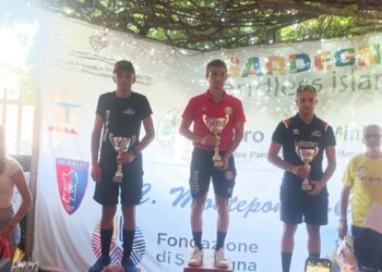 A Pabillonis vittoria in volata di Orlando Pitzanti, festa grande a Sarroch per l’inaugurazione del rinnovato ciclodromo