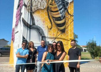 Uras: sulla cabina elettrica di E-Distribuzione la Street Art di Fabio Figus