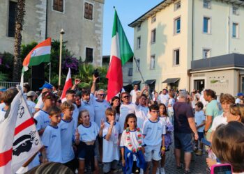 Il velista cagliaritano Antonio Simbula terzo al campionato del mondo Open Skiff al lago di Garda