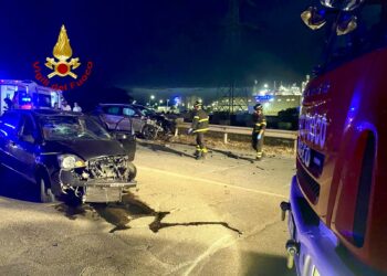 Incidente stradale sulla strada II della zona industriale Macchiareddu ad Assemini
