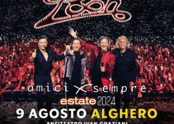 Prosegue il tour “AMICI X SEMPRE Estate 2024” dei POOH, oggi ad Alghero, domani alla Forte Arena di Pula