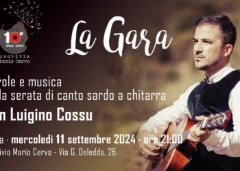 “La Gara”: all’Archivio Mario Cervo di Olbia appuntamento con Luigino Cossu