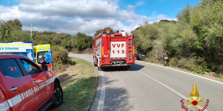 Dorgali: incidente stradale in località Muristene, due feriti