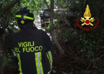 Arzachena: incidente stradale sulla provinciale 125, intervengono i vigili del fuoco