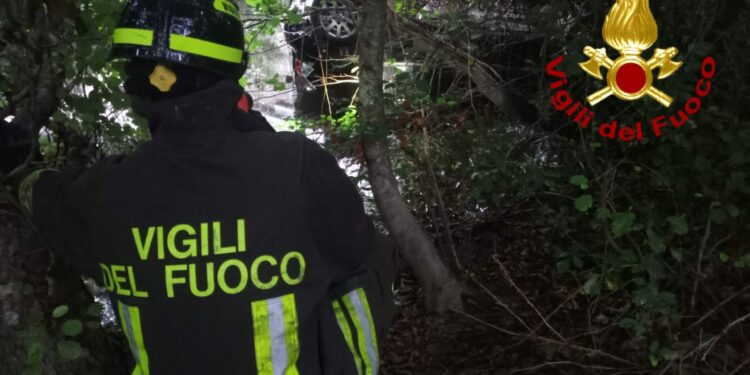 Arzachena: incidente stradale sulla provinciale 125, intervengono i vigili del fuoco